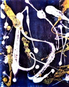 jazzing up, 1997, 170x139 cm / 67x55 inch (mixed media on canvas)