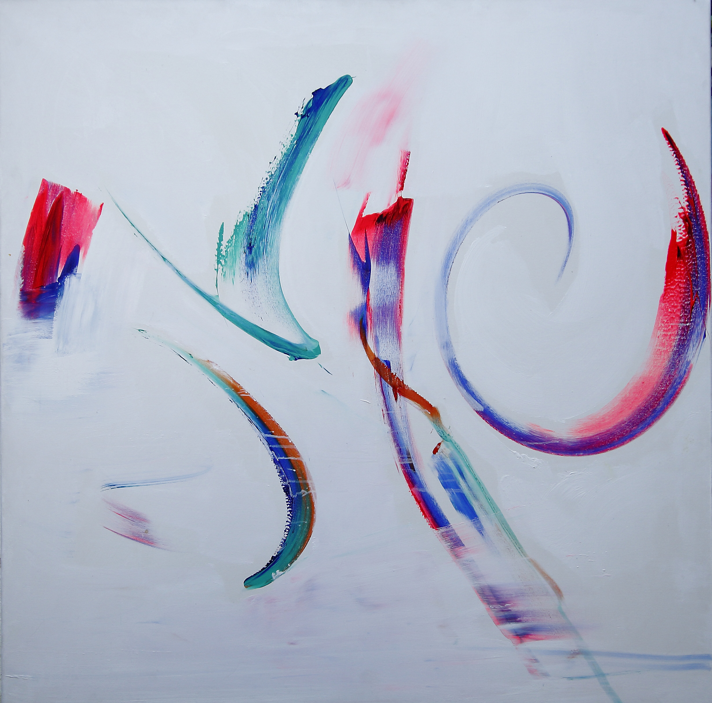 gorgeous, 2015, 125x125 cm / 49x49 inch (mixed media on canvas)