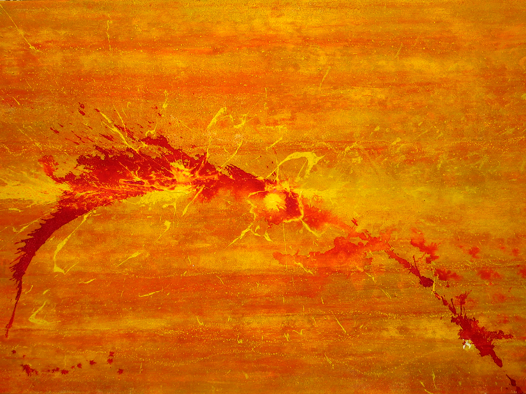 highnoon, 2002, 100x120 cm / 39x47 inch (mixed media on canvas)
